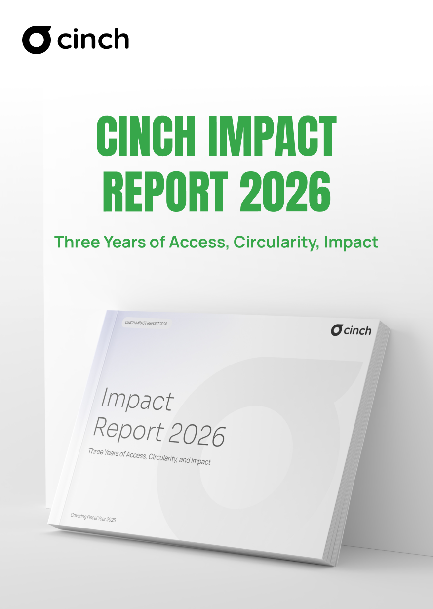 Cinch Impact Report 2026 - Three Years of Access, Circularity and Impact